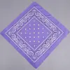 Lenço quadrado de poliéster com estampa paisley de flor de caju, lenço mágico para atividades ao ar livre, passeios, estilo hip hop