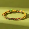 Festival del Bote del Dragón pulsera de cuerda colorida niños bebé tejida a mano cuerda roja adulto tigre zongzi bolsita cuerda de mano al por mayor