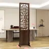 Nuevo biombo de estilo chino para sala de estar, plegable y móvil, de madera maciza, estilo chino, para entrada, dormitorio, divisor de barrera hueco