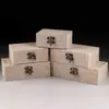 Caja de Brocado con Sello de Yute Caja de Joyería Caja de Joyería Embalaje de Porcelana Regalo Caja de Sello de Piedra Shoushan