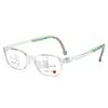Popular Nuevo Armazón Cuadrado para Gafas de Niños con Silicona Suave, Varillas Ajustables de Dos Tonos Antideslizantes, Mismo Estilo que la Marca Tomato