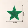 Parche Bordado de Estrella de Cinco Puntas con Lentejuelas de Colores Parche Bordado de Lentejuelas Autoadhesivo Accesorios de Ropa DIY Venta al por Mayor