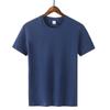 Verão 180g Algodão Puro Manga Curta Gola Redonda Slim Manga Curta Camisetas Publicitárias Masculinas e Femininas Camisetas Básicas Tops Masculinos