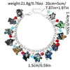 Atravessando a Fronteira Novo Desenho Animado Mickey Mouse Mickey Minions Pan Família Pulseira de Contas Joker Joias Atacado