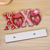 Mingguan Cruce de Fronteras Nuevo Día de San Valentín Adornos de Amor Corazón de Madera Mesa de Escritorio Mesa Centro de Mesa Decoraciones para Fiestas