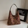 Bolsa Tote Grande Capacidade Retrô de Nicho Coreana, Bolsa de Ombro Fashion, Bolsa Sacola Versátil Casual para o Dia a Dia