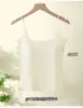Tirantes Finos, Camisola Sin Costuras de Seda Hielo, Copas Fijas, Delgada, Cómoda, Color Piel, Transpirable, Ropa Interior para Niña, Espalda Hermosa