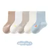 Meias Infantis, Estilo Fino de Verão, Meias de Algodão Classe A para Bebê, Meias de Malha de Verão, Meias para Bebês e Crianças Pequenas, Meias de Verão Unissex