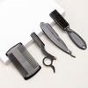 Shangshi transfronterizo hombres negros barba cuatro piezas peine doble cara anillo antiguo soporte para cuchilla de afeitar cepillo de afeitar Hu peine Nuevo