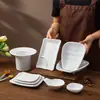 Tazón Pequeño de Melamina Tazón Blanco para Arroz Comercial Plato para Salsa de Hot Pot Restaurante Tazón Pequeño para Sopa Taza Pequeña Tazón para Porridge de Desayuno Anticaída