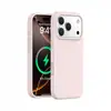 Adequado para Iphone18Promax Capa de Celular Magnética Embutida Silicone Líquido Apple 17 Toque Amigável à Pele 16 Capa Protetora