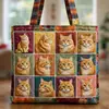 2026 Nueva Serie Transfronteriza de Gatos Estampado Digital Bolso de Hombro Acolchado de Moda