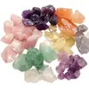 Difusor de piedra de cristal natural piedra en bruto decoración del hogar frasco de almacenamiento aromaterapia piedra mineral de cristal sal de vinagre de rosa piedra triturada