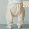 Pantalones de Algodón Gruesos Forrados de Polar para Bebé Niños y Niñas y Pantalones de Terciopelo de Algodón de una Pieza para Niños Pequeños y Medianos Pantalones Sueltos Casuales para Otoño e Invierno