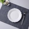 Hengge Vajilla de Cerámica Estilo Nórdico Plato para Bistec Plato para Espagueti Plato para Casa Plato Creativo Popular en Internet Plato para Comida Occidental Plato Plano