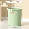 Bote de Basura Doméstico de Gran Capacidad con Aro de Presión para Cocina, Sala de Estar, Baño, Dormitorio, Dormitorio, Baño, Oficina