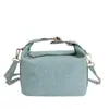 Bolso Vintage para Mujer, Diseño de Moda Estilo Hong Kong, Bolso de Noche Versátil de Color Sólido, Bolso Cruzado de Hombro Único con Forma de Lingote de Moda para Mujer