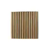 Paneles de Rejilla de Fibra de Poliéster Transfronterizos, Paneles Decorativos para Paredes de Salas de Conferencias con Adhesivo Ignífugo, Materiales de Rejilla con Chapa de Madera