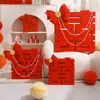 Enfeites Tridimensionais do Caractere Dupla Felicidade para Decoração de Quarto de Casamento, Decoração de Sala de Estar de Casamento, Artigos de Casamento, Adereços para Fotos de Casamento, Caractere Dupla Felicidade Extra Grande