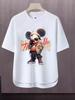 Nova camiseta de manga curta masculina verão coreano estilo moderno simples meia manga top Hong Kong estilo frouxo casual moda marca t-shirt