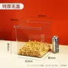 Estante de Supermercado Alimentos Frasco Sellado Caja de Almacenamiento Plástico Transparente Exhibición Snacks Azúcar Frutas Deshidratadas Semillas Tostadas