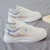 Nuevas Zapatillas Deportivas Versátiles de Suela Blanda Cómodas para Mujer para Comercio Exterior, Zapatos Casuales de Suela Gruesa para Primavera y Otoño de Gama Alta