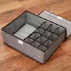 Caja de almacenamiento para ropa interior con tapa, tipo cajón, tres en uno, para dormitorios estudiantiles, calcetines y uso doméstico, con compartimentos para organización