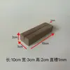 Soporte de Notas para Escritorio de Madera Soporte para Tarjetas de Mensaje de Oficina Soporte para Postales de Madera Cuadrado Madera Maciza