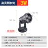 Holofote LED dedicado transfronteiriço para exterior, paisagem de pátio, lâmpada para relvado, controle interno RGB, colorido, à prova d'água, iluminação de solo, lâmpada para árvore