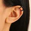 Personalidad Ins Europea y Americana Clip Avanzado para la Oreja Clip para la Oreja Oreja de Elfo Gato Aretes Transfronterizos Simple Clip para el Hueso de la Oreja sin Agujeros para Mujeres