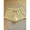 Calça de Dormir Solta Estilo Retro Puro High-End Garota Picante Nicho para Mulheres, Shorts Novos de Primavera com Cordão, Calça de Casa Que Pode Ser Usada Fora