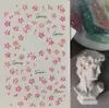Pegatinas de Uñas con Flores Coloridas Día de Primavera 5D Repujadas Tridimensionales Exquisitas Flores de Cinco Pétalos Pegatinas de Uñas DIY Decoraciones Hg Model