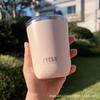 TYESO Taishuo Novo Estilo Simples Copo de Café de Aço Inoxidável para Homens e Mulheres Portátil de Negócios Copo Térmico Copo de Água para Escritório