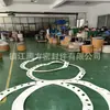 Grande junta de flange de PTFE com furo resistência à corrosão resistência a ácido e álcali
