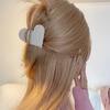 Sello para el cabello con forma de media cola de caballo, estilo coreano, elegante, sencillo, retro, pequeño y fresco, con forma de diamante de amor y ácido acético, para mujer.