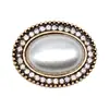 Zuecos de estilo lujoso transfronterizos, con pedrería brillante, adornos de flor de perla y cadena en forma de corazón, accesorios de hebilla de metal desmontables para zapatos