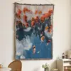 Manta para sofá, manta para siesta, manta para acampar al aire libre, alfombra decorativa para tienda de campaña, manta para maletero, tapiz para colgar en la pared