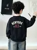 Sudadera Casual de Primavera y Otoño para Niños Estilo Coreano Suéter Elegante para Niños Chaqueta Moderna Genial para Niños Pequeños Comercio Exterior Transfronterizo