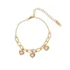 Pulsera Nueva de Acero de Titanio Japonesa y Coreana que No se Desvanece para Mujer, Pulsera de Moda Versátil Estilo Ins, Joyería para Mujer, Sensación de Alta Gama
