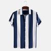 Camisa de 27 cores comércio exterior moda casual masculina europeia e americana manga curta masculina camisa com impressão digital 3D Camisa masculina de Comércio Exterior