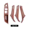 Adecuado para BMW Serie 5 Manija de Puerta Juego de Cuatro Piezas, Manija de Puerta Serie 5, Reposabrazos de Puerta Interior Serie 5 Conducción Derecha, Manija Exterior