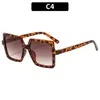 Nuevas Gafas de Sol de Moda Casual Tendencia Cuadradas Europeas y Americanas Gafas Planas para Mujer Populares en Instagram de Colores Personalizados