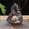 Queimador de Incenso de Refluxo Longteng huyue Transfronteiriço Decoração para Cerimônia do Chá Queimador de Incenso Criativo Decoração para Sala de Estar em Casa Artesanato para Cerimônia do Incenso