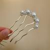 Peine Disco Peine Avanzado para el Cabello Peine de Cuatro Dientes Artefacto Disco para el Cabello Pasador para la Parte Trasera de la Cabeza Accesorios para el Cabello Estilo Versátil Venta Directa
