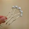 Peine de Peluquería de Alta Gama con Cuatro Dientes, Pasador para Peinados Recogidos, Accesorio Versátil para el Cabello para la Parte Trasera de la Cabeza, Venta Directa