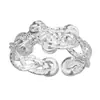 Anillo de Transferencia Versátil para Comercio Transfronterizo, Anillo Asequible de Suministro de Mercado Callejero, Anillo Trenzado de Cuentas Redondas Esmeriladas