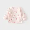 Ropa Jacquard de Algodón de Color Puro Estilo Monje para Bebés Recién Nacidos, Espalda Media, Adecuada para Todas las Estaciones