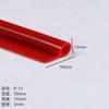 Tira de Sellado de Silicona Resistente a Altas Temperaturas de 9 Caracteres Válvula de Vapor Hueco Goma Tira en Forma de P Horno Tira de Sellado de 6 Caracteres Tira Anticolisión