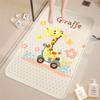 Alfombrilla Antideslizante para Baño con Dibujo Animado, Material de PVC Ecológico, Ventosas Fuertes, Alfombrilla con Ventosas Anticaídas para Bañera Infantil