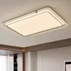 Luminária de Teto para Sala de Estar Quarto Minimalista Moderno Inteligente Hall Luz Principal LED Espectro Completo Proteção Ocular Luminária de Iluminação para Quarto